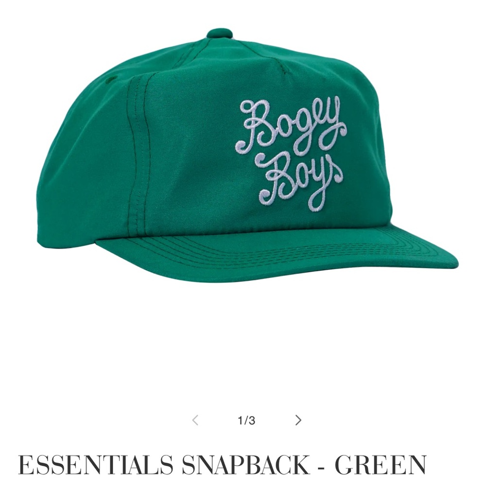 Bogey Boys Green Essentials Hat
